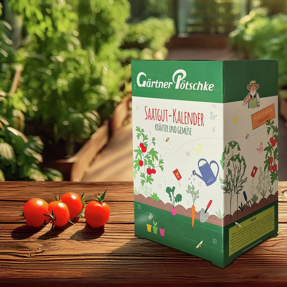 Saatgut-Adventskalender Kräuter und Gemüse Saatgut-Adventskalender Kräuter und Gemüse