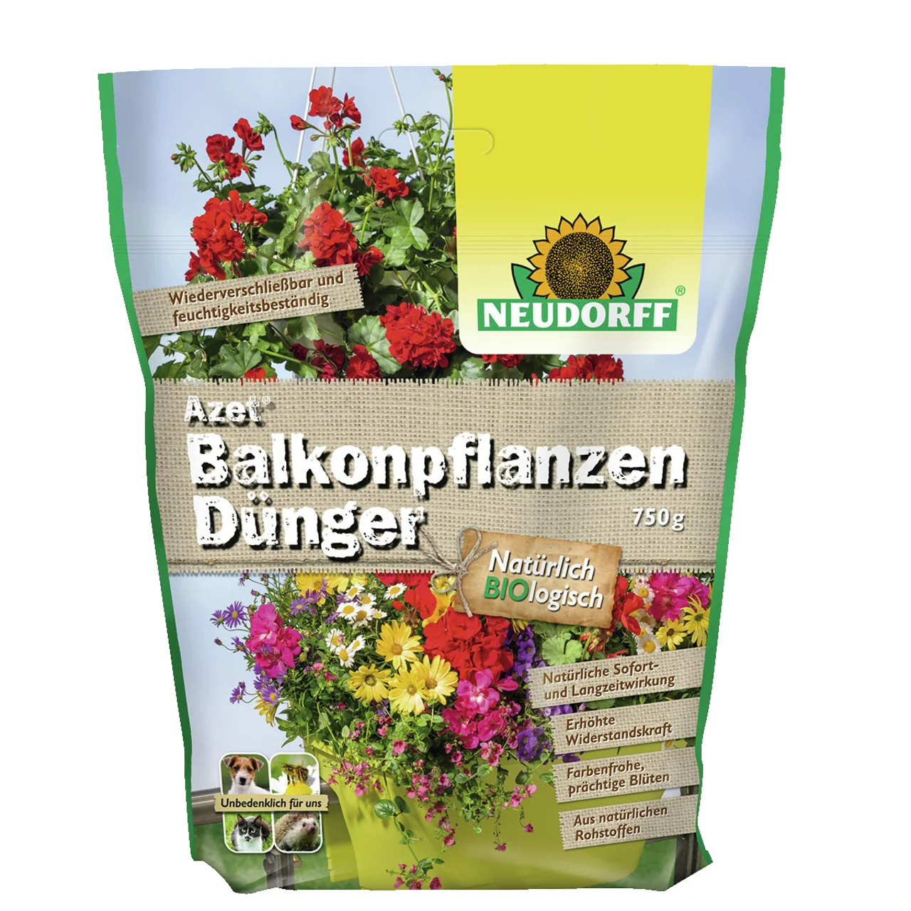 Azet® BalkonpflanzenDünger, 750 g Azet® BalkonpflanzenDünger, 750 g