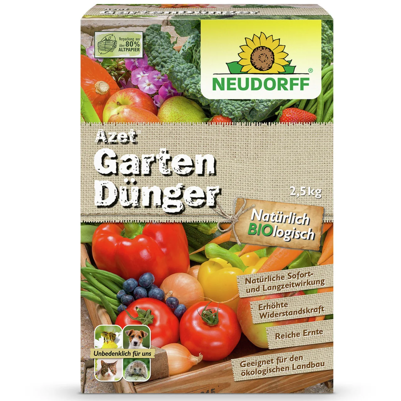 Azet® Gartendünger, 2,5 kg Azet® Gartendünger, 2,5 kg