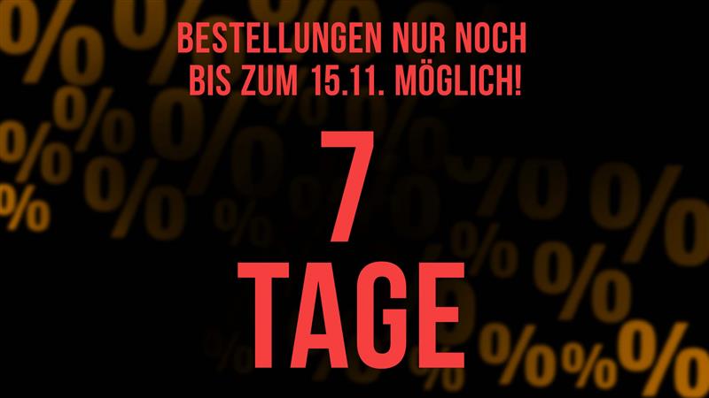 Jetzt die letzten Schnäppchen sichern!