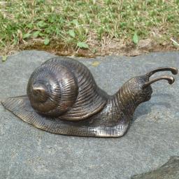 Bronze-Figur Schnecke Elba, klein 
