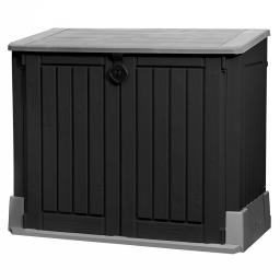 Store It Out Midi Aufbewahrungsbox Woodland 845 L, schwarz-grau 