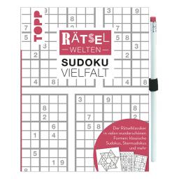 Rätselwelten – Sudoku Vielfalt | Der Rätselklassiker in vielen wunderschönen Formen: klassische Sudokus, Sternsudokus und mehr 