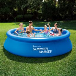 QuickUp-Pool 366x76 cm mit Filterpumpe, blau 