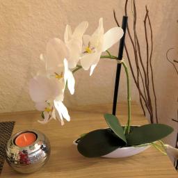 Kunstpflanze Orchideenarrangement, 28 cm 