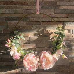 Kunstpflanze Bouquetring Harmonie, rosé 