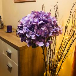 Kunstpflanze Hortensie Gigant, lavender 