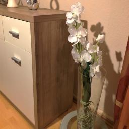 Kunstpflanze Orchidee Vanda, weiß 