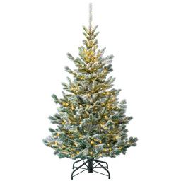 Künstlicher Weihnachtsbaum Kiefer mit Lichterkette, 150 cm 