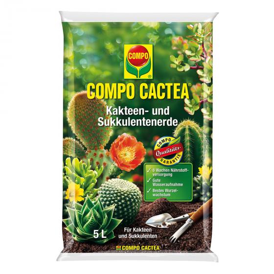 Compo Cactea® Kakteen- und Sukkulentenerde, 5 Liter
