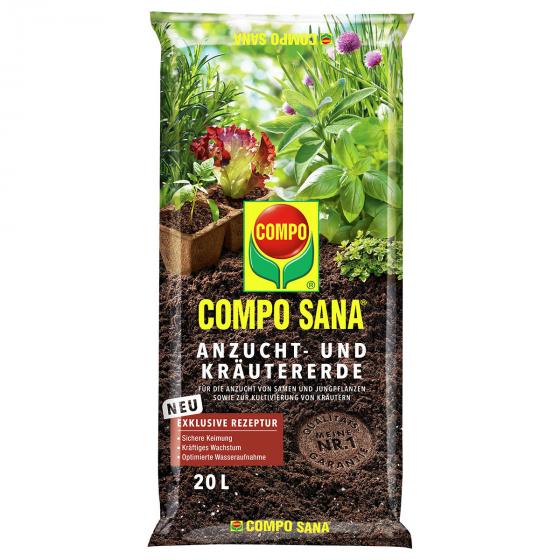 Compo Sana® Anzucht- und Kräutererde, 20 Liter
