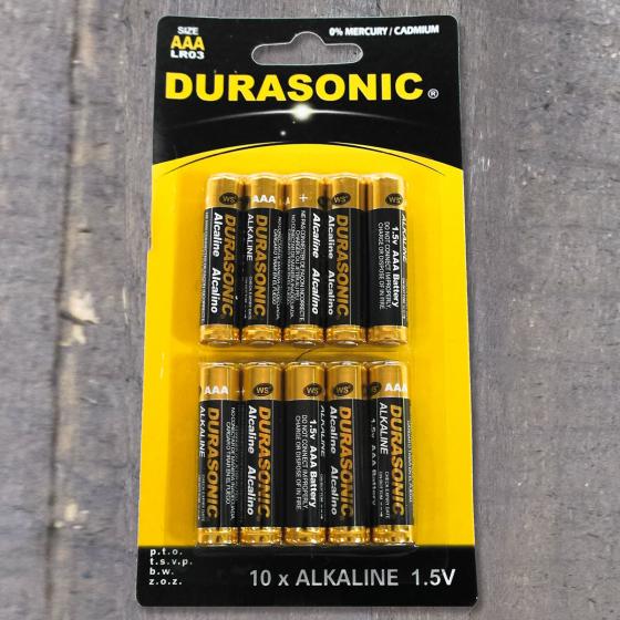 Alkaline Batterie AAA MICRO LR 03, 1,5 V, 10 Stück
