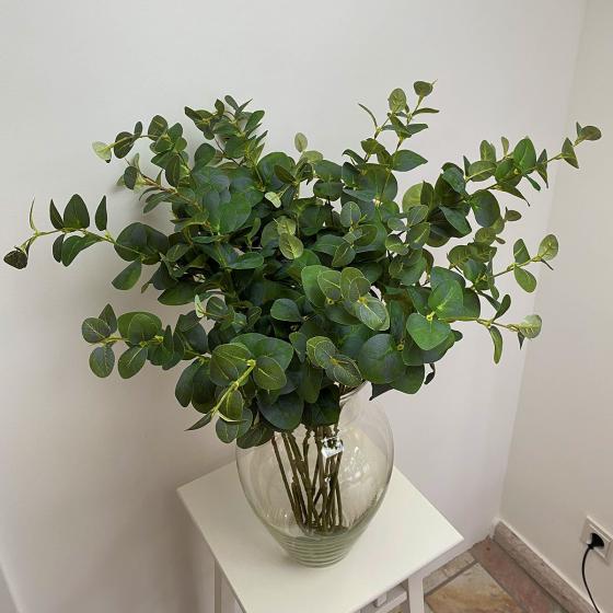Kunstpflanze Eukalyptuszweig, grün
