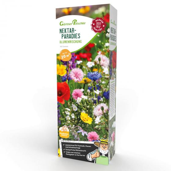 Blumenmischung Nektarparadies, 40 g, für 20 m²
