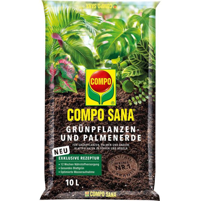 Sana® Grünpflanzen- und Palmenerde, 10 Liter