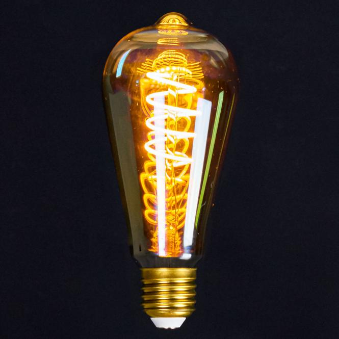 Retro LED-Dekobirne, 14,5x6,4 cm, dimmbar