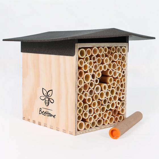 Insektenhotel BeeHome mit Gutschein für Mauerbienenkokons
| #2