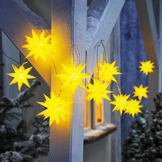 LED-Lichterkette Weihnachtstern, gelb
| #2