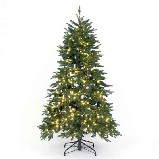 Künstlicher Weihnachtsbaum Fichte, mit LED-Beleuchtung, 150 cm
| #3