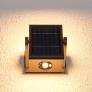 Solar-LED-Außenwandleuchte Valerian mit Bewegungsmelder, 16x23,3x15,2 cm, Aluminium, grau | #4