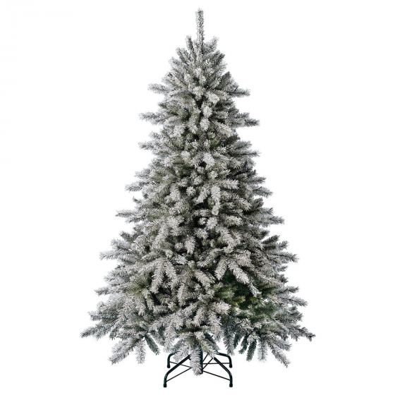 Künstlicher Weihnachtsbaum Fichte, Schneeoptik, mit Beleuchtung, 150 cm
| #6