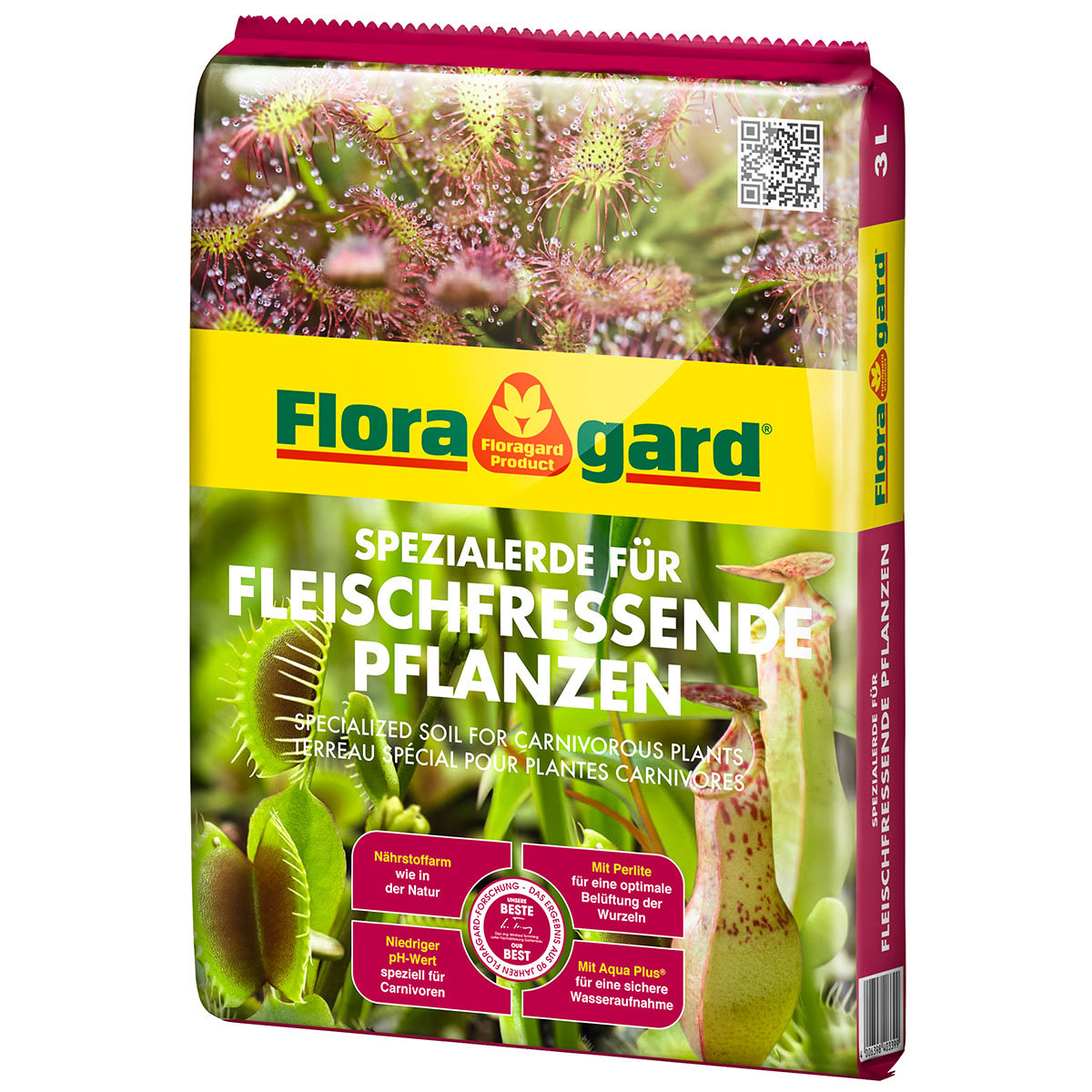 Spezialerde für Fleischfressende Pflanzen, 3 Liter
