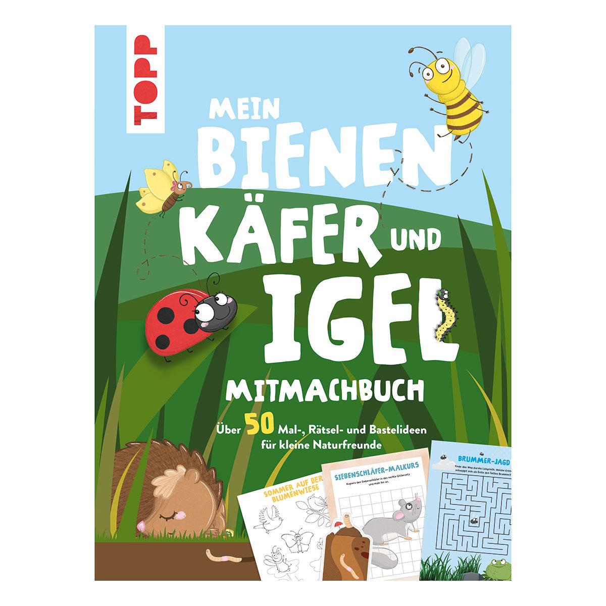 Mein Bienen, Käfer und Igel-Mitmachbuch
