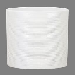 Keramik-Übertopf, rund, 17,1x19x19 cm, Panna 