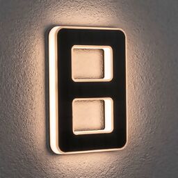 Solar LED Hausnummer 8 
