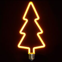 Retro LED-Dekolampe, Weihnachtsbaum, 11 cm x 24 cm dimmbar 