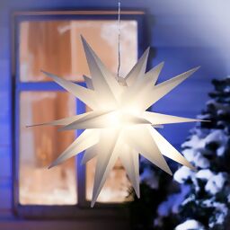 LED-Außenstern Weihnachten weiß 