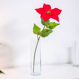 Kunstpflanze Poinsettia, rot 