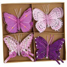 Deko Schmetterlinge, 8er Set 