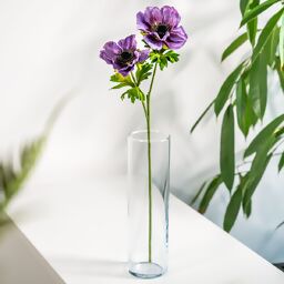 Kunstpflanze Anemone, lila 