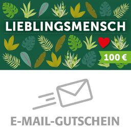 100,- Euro Online-Geschenk-Gutschein LIEBLINGSMENSCH 