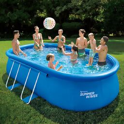 QuickUp-Pool oval, 549x305x107 cm 