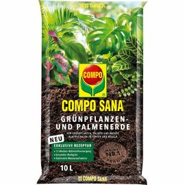 Compo Sana® Grünpflanzen- und Palmenerde, 10 Liter 