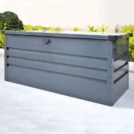 Auflagenbox MEGA, mit Bodenplatte, verschließbar, 400 Liter Volumen 