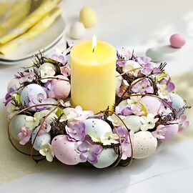 Türkranz romantische Ostern,  ca. 30 cm 