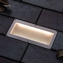 Solar LED Bodeneinbauleuchte Aron mit Bewegungsmelder 20 cm 