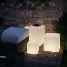 LED Bodenleuchte Plug & Shine Cube 30 cm 