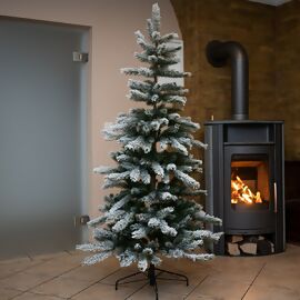 Künstlicher Weihnachtsbaum Kiefer mit Schneeoptik, 210 cm 