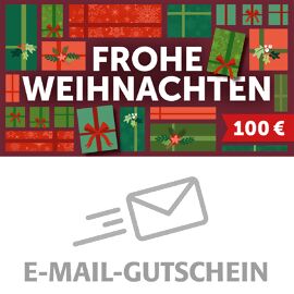 100,- Euro Online-Geschenk-Gutschein FROHE WEIHNACHTEN 