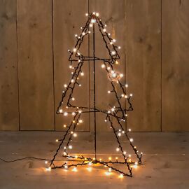 LED 3D-Weihnachtsbaum, 77 cm 