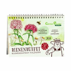 Einpflanzbarer Kalender - Bienen und Blumen 