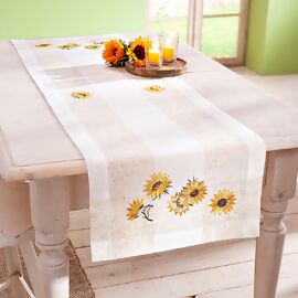Tischläufer Sonnenblumen, 40 x 140 cm 