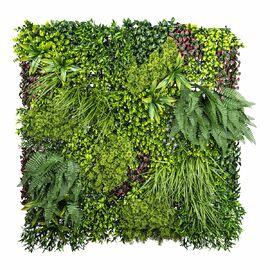 Kunstpflanze Premium-Blättermatte, 100x100x10cm, grün 