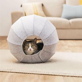 Katzenhöhle zum Schlafen und Spielen, faltbar 