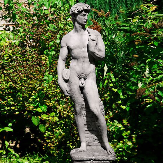 Gartenfigur Skulptur David