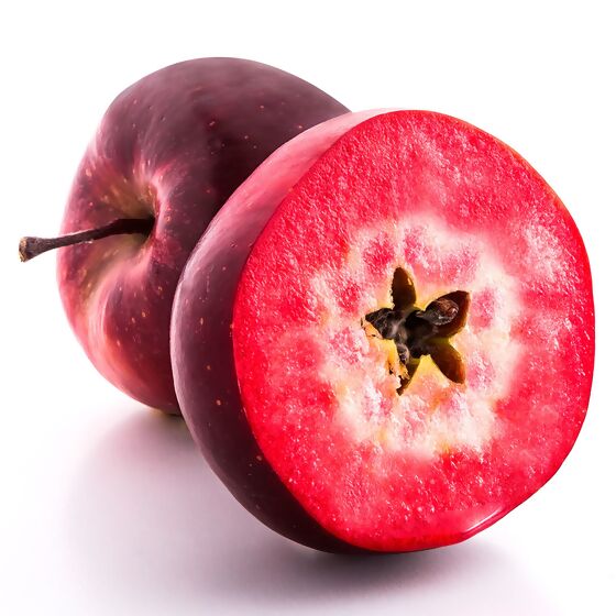 Rotfleischiger Apfel Vampira